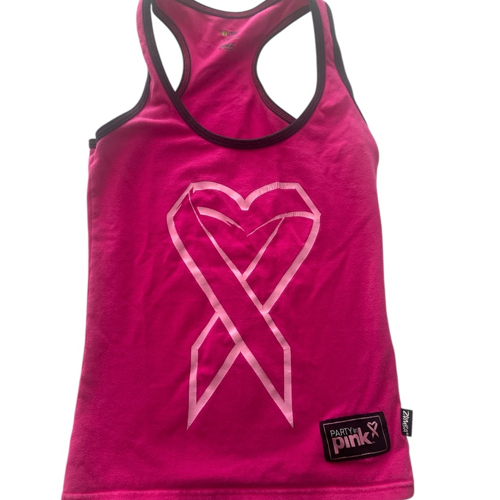 Zumba Pink Athletic Tank Top XS